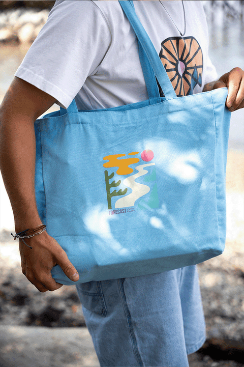 Blue Nature Tote