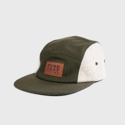 The Wool Hat - Olive & White